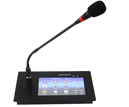 IP network 7 inch touch screen paging microphone KCP-8010